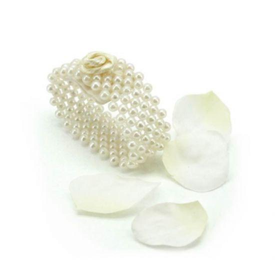 Pearl Bracelet Small 2.5cm Wide - Ivory