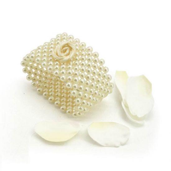 Pearl Bracelet Large 4cm Wide - Ivory