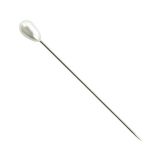 Pear Shape Corsage Pin 55m Pk/144 - Pearl